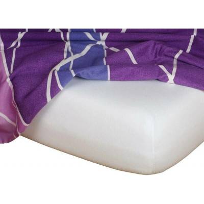 Dadka prostěradlo Jersey prostěradlo bílé 200x120