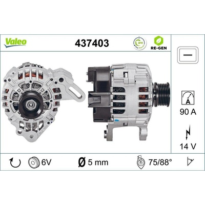 Generátor VALEO 437403