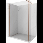 Mexen Kioto стена за душ Walk-in 100 x 40 см, прозрачен, розово злато - 800-100-212-60-00-040 (800-100-212-60-00-040)