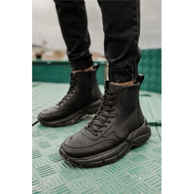 Chekich Мъжки спортни боти с връзки CH077 ST - Черни #366334 (366334_Черно)