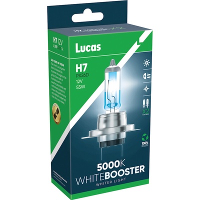 Lucas Whitebooster H7 PX26d 12V 55W 2 ks