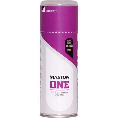 MASTON One - akrylová - RAL 4006 S - dopravná fialová satén - 400 ml