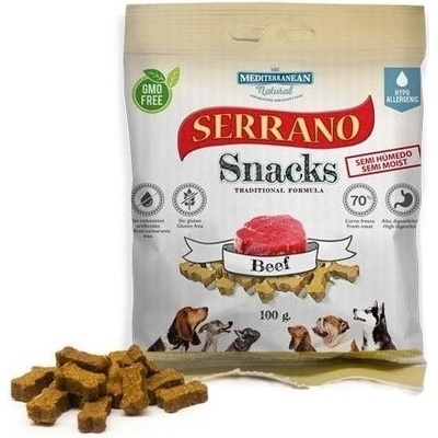 Serrano Snack Meditky tréninkové kostičky Hovězí 25 ks 85 g