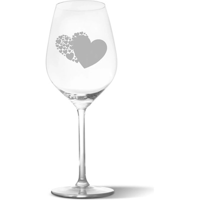 Sablio Pohár na víno Srdce 490 ml