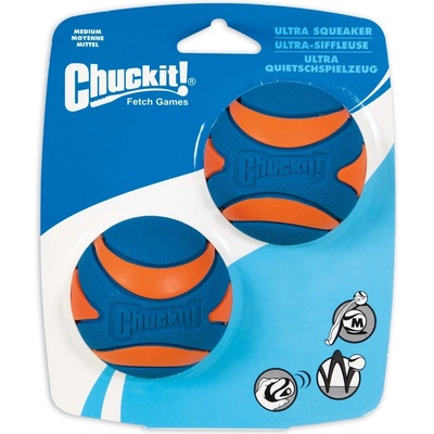Chucktit! Míček Ultra Squeaker Ball Medium 6,5 cm