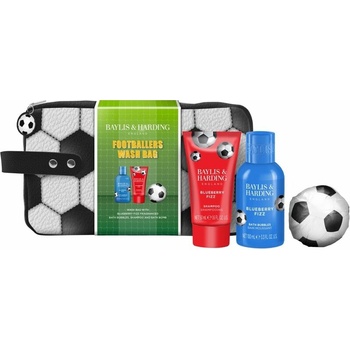 Baylis & Harding Football pěna do koupele 100 ml + šampon 50 ml + koupelová bomba 100 ml + kosmetická taštička