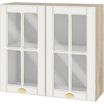 ИРИМ Горен кухненски шкаф Сити АРФ-Бяло мат-09-104 80 см