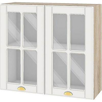 ИРИМ Горен кухненски шкаф Сити АРФ-Бяло мат-09-104 80 см