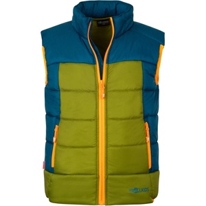 TROLLKIDS Детски синтетичен елек Trollkids Kid's Hardanger Vest Synthetic vest - Pear Green / Lagoon Green / Sahara Sunset - размер 98 (EU) (703-4663-0512)