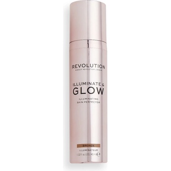 Makeup Revolution Illuminate & Glow Liquid Highlighter Bronze Хайлайтер 40ml