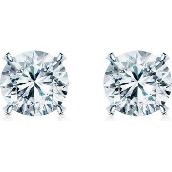 SAVICKI Обеци Share Your Love: бяло злато, лабораторни диаманти