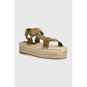 Pepe Jeans Велурени сандали PLS90660 (PLS90660)
