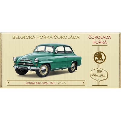 Choco Pola Škoda 440 Spartak 970 hořká 100 g