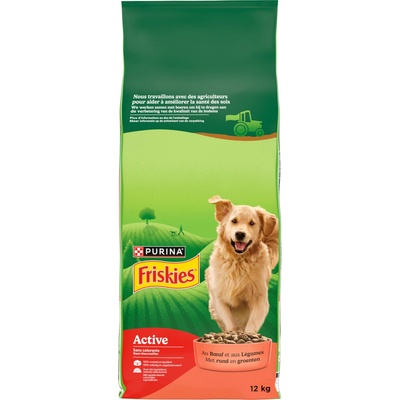 Friskies Adult Active hovädzie 12 kg
