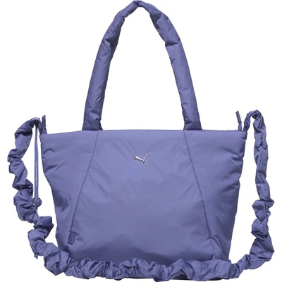 Puma dámska taška SLOUCHY SMALL SHOPPER modrá strieborná