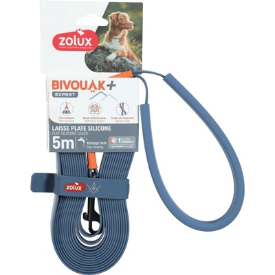 Zolux Vodítko pes BIVOUAK ploché silikonové
