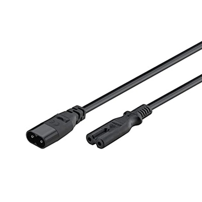 LogiLink power extension cable - IEC 60320 C8 to IEC 60320 C7 - 2 m (CP129) (CP129) (CP129)
