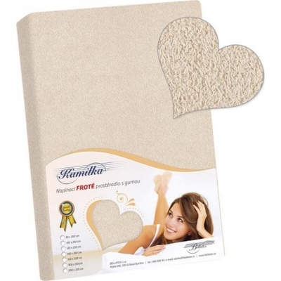 Bellatex Prostěradlo froté natur 140x200