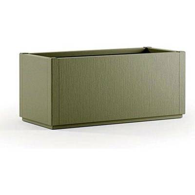 STEFANPLAST Truhlík vyvýšený záhon ETHICA 80x36x35cm olivově zelený
