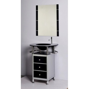 Inter Ceramic Мебели за баня стъкло / icg 67b (67 black)