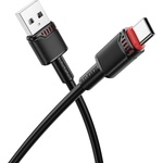 BOROFONE Кабел за данни / зареждане - Borofone (BX110 Beneficio Series) - USB към Type-C, Premium Line, 3A, 1m - Черен