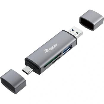 Image 1 of Equip 245460 четец на карти USB 3.2 Gen 1 (3.1 Gen 1) Type-A/Type-C Сив (245460) (245460)