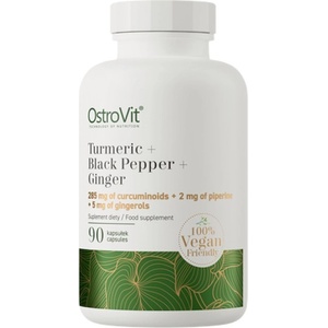 OstroVit Turmeric + Black Pepper + Ginger [90 капсули]