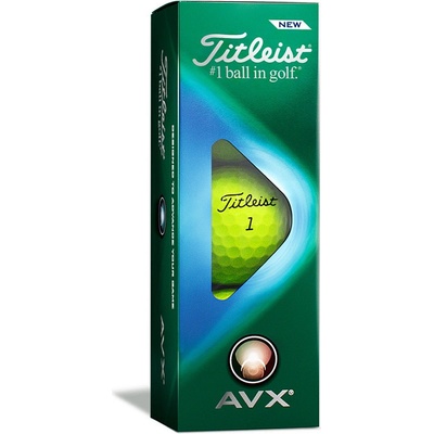 Titleist AVX Yellow 2022 yellow 3 pcs