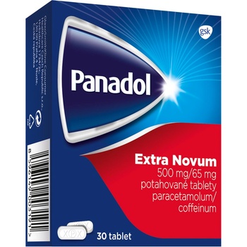 PANADOL EXTRA NOVUM POR 500MG/65MG TBL FLM 30 III