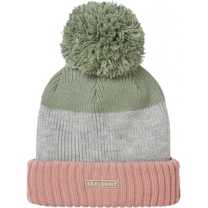 Sealskinz Зимна шапка (beanie) Sealskinz Flitcham Beanie - Pink / Green / Grey - размер S/M (904-0853-0211)
