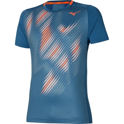 Mizuno Shadow Graphic Tee blue ashes