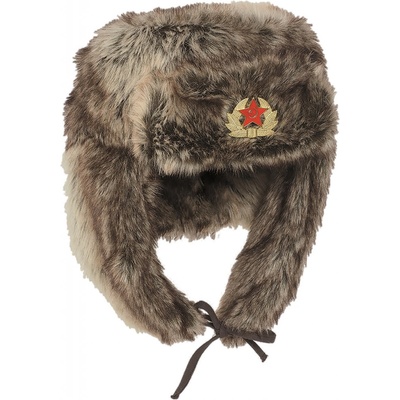 Miltec Russ. Wintermutze shapka hnědá