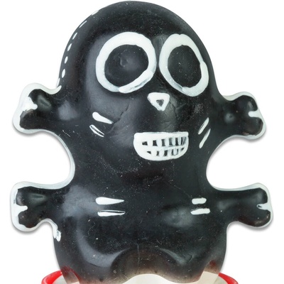 CONDOMERIE Презервативи condomerie - handpainted novelty condoms skull black model 1