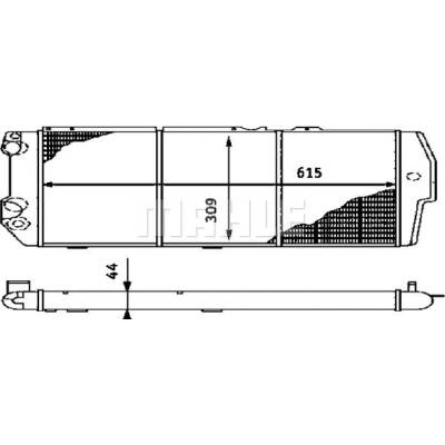 Chladič, chlazení motoru MAHLE CR404000S