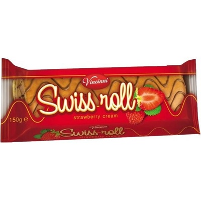 Vincinni swiss roll jahodový 150 g