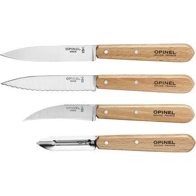 Opinel Kitchen Essentials Sada nožů a škrabek 4 ks