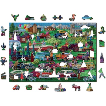 Image 1 of Wooden City - Puzzle Vintage Cars 505 - 500 piese