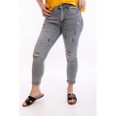 REDSEVENTY DENIM Dámské džíny MAREN grey F508-21