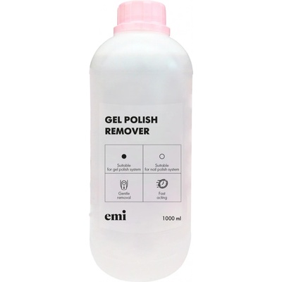 E.Mi Gel and Nail Polish Remover Odstraňovač laku a gellaku 1000 ml
