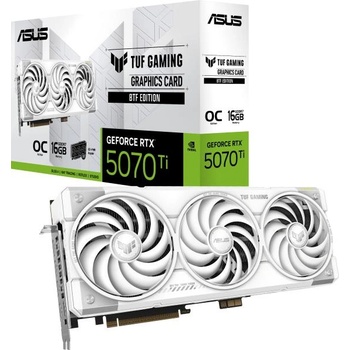 Image 1 of ASUS TUF Gaming GeForce RTX 5070 Ti White 16GB GDDR7 256bit (TUF-RTX5070TI-O16G-BTF-WHITE/90YV0N60-M0NA00)