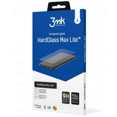 3mk Protection Защитно фолио 3mk HardGlass Max Lite за iPhone 15 Pro, Черно (5903108531030)