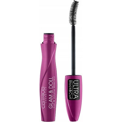 Catrice Glam and Doll Curl and Volume Mascara řasenka Ultra Black 10 ml