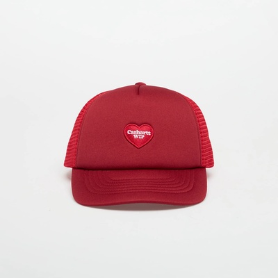 Carhartt WIP Heart Patch Trucker Cap Scarlet