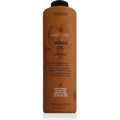 Lakmé Teknia Argan Oil Shampoo 1000 ml хидратиращ шампоан за нормална и суха коса унисекс