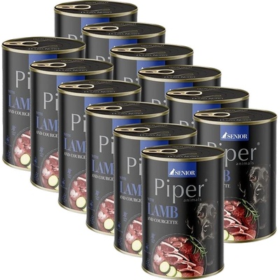 Dolina Noteci Консерва Piper Senior агне с тиквички 12 x 400 г