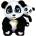 TM Toys Интерактивна плюшена играчка - Мама панда и БаоБао (DKO0372)