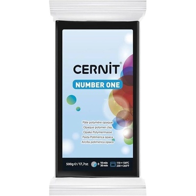 Cernit Polymer Clay N°1 Полимерна глина Black 500 g (CE0900500100C)