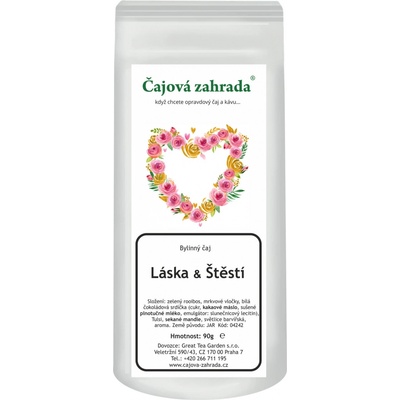 Čajová zahrada Rooibos Láska a štěstí rooibos čaj 1 kg