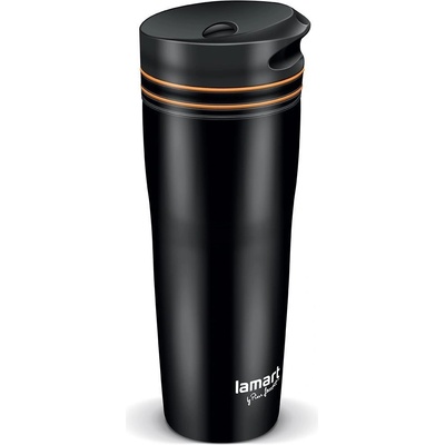 Lamart termohrnek 360 ml černo oranžová MANQ