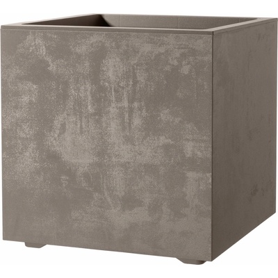 Deroma Kvetináč Quadro Millenium so zásobníkom na vodu Sandstone - 39 cm